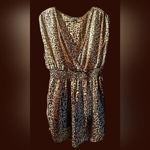 Lily White Animal Print Dress